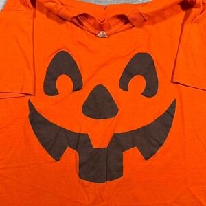 80s single stitch orange and black jack o lantern pumpkin graphic t shirt